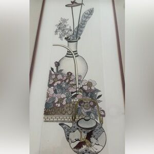 DeShon Douglas Before Tea 14"W x 28"L Original Art etching Signed Authenticated